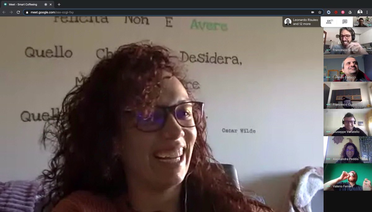 Ora che lo #smartworking è diventato per tutto il team la quotidianità, ogni mattina alle 11 riportiamo sullo schermo la nostra pausa caffé: un modo per esorcizzare la distanza forzata e sentirci vicini, tra lavoro e risate. 
#iorestoacasa
#insiemecelafaremo