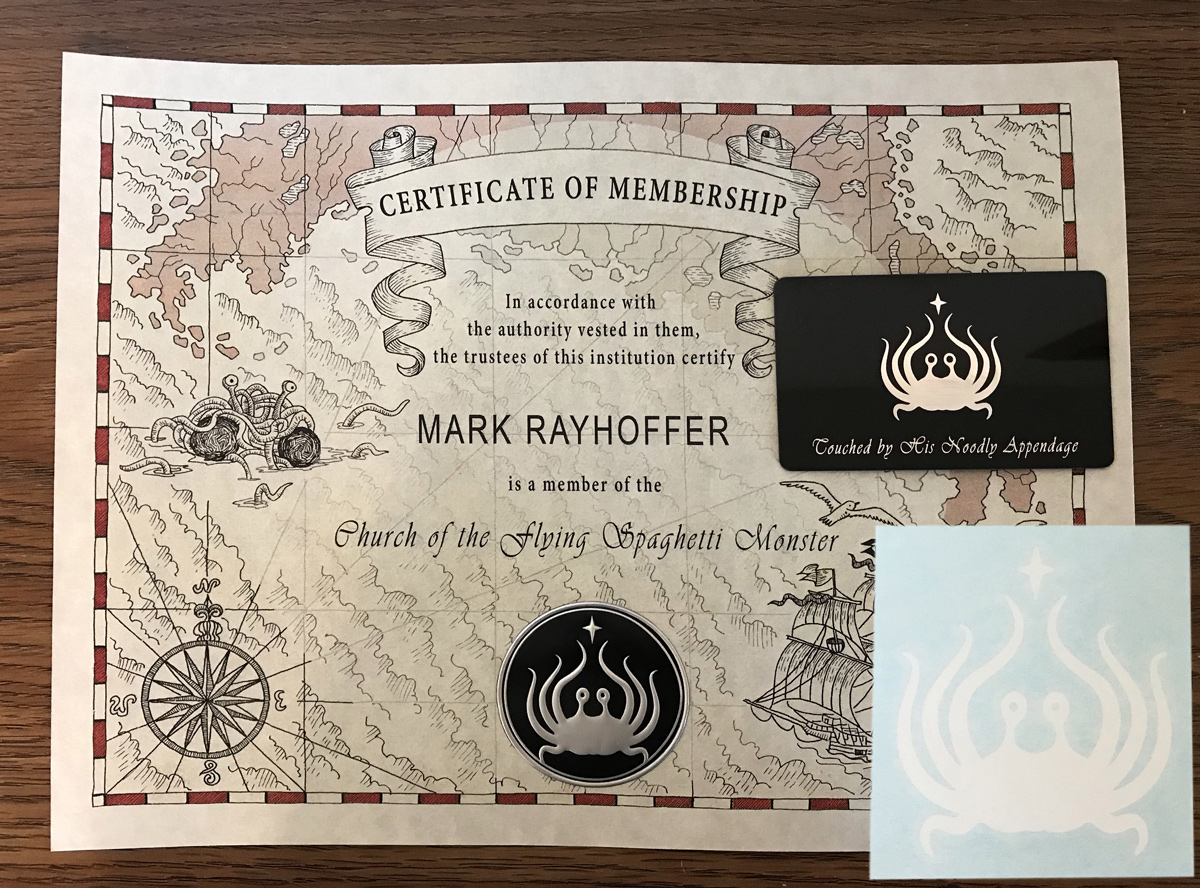 RussianFlying's tweet image. Раминь!
Наш пророк @henderob выпустил новые Сертификаты и карточки! Получить чудо можно за пожертвование от $48 (spaghettimonster.org).
Также действительны и наши Сертификаты - бесплатно: xpalmm.ru/sertifikat/

#Pastafarian #FSM #Пастафарианство #ЛММ