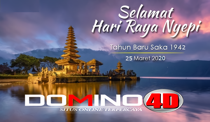 Domino4D's tweet photo. Dalam Kesunyian...
kan kau dapati makna kehidupan..
kan kau rasakan kehadiran-Nya..
Tuhan bersama orang-orang yang selalu ingat akan Penciptanya.

Kami segenap Team dari BO Domino4D mengucapkan
"Selamat Hari Raya Nyepi Tahun Baru Saka" https://t.co/KMhVtHyUWX