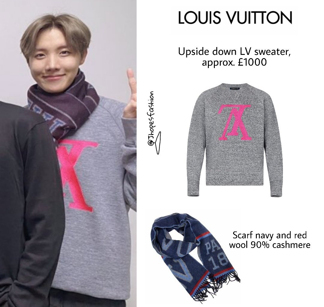 j-hope's closet (rest) on X: Hoseok's Louis Vuitton plush sweater 210121 -  #LVMenF21 fashion show #Jhope #제이홉 #Jhopefashion #BTS   / X