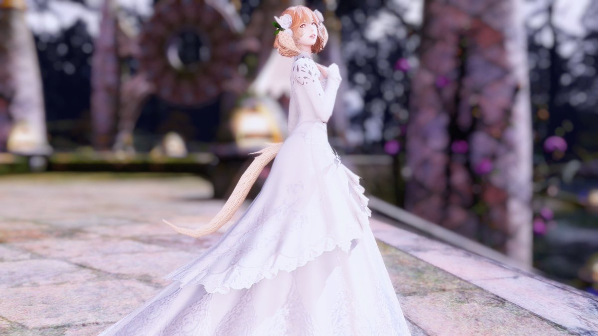 slidecasts's tweet photo. My wedding was last night and I had a great time 💛✨ #FFXIV #GPOSERS #ffxivsnaps #AuRa https://t.co/ScuUzMPisj