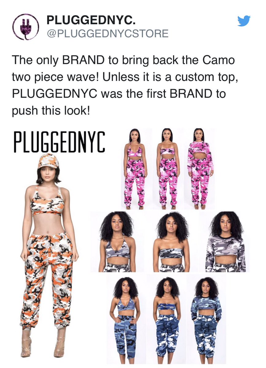 kylie jenner stole designs from the black owned brand, plugged nyc