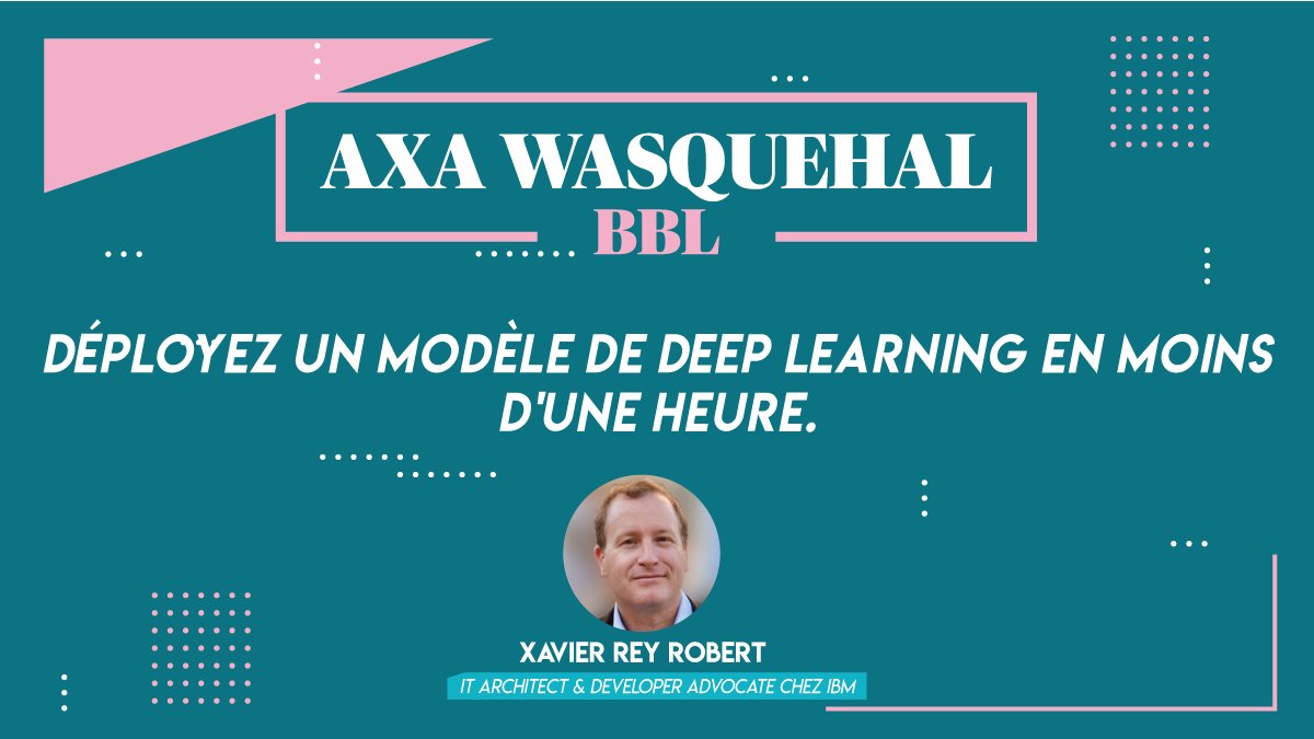 Brown Bag Lunch ?🥪Cette semaine c’est version Home Lunch 🍴 avec <a href="/XReyRobert/">XReyRobert</a> sur le #DeepLearning. On ne change pas une équipe qui gagne, rendez-vous en ligne à 12h45.🚨
Infos➡️meetup.com/fr-FR/BBL-AXA/… 
#AXABBL #ShowMustGoOn #AXAGuilDEV