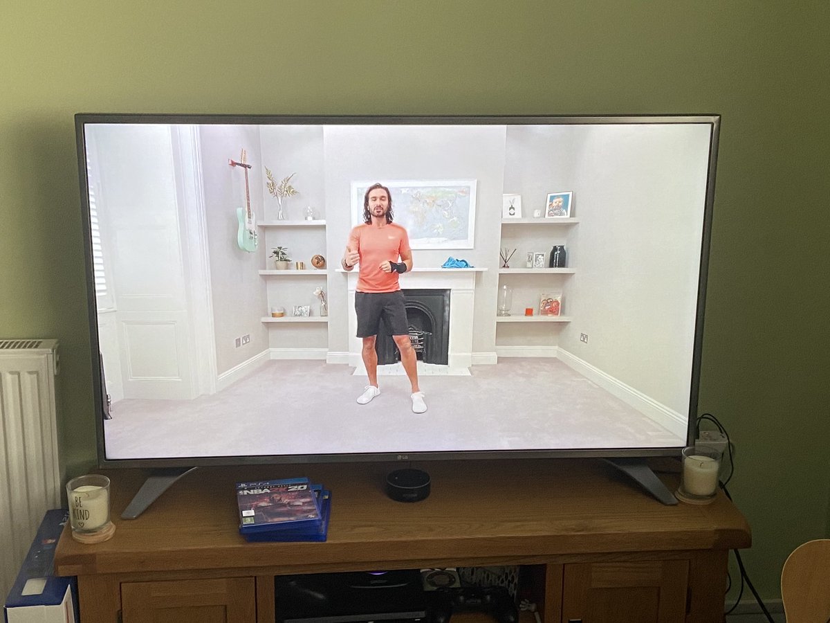 Ready for the Joe Wicks workout!