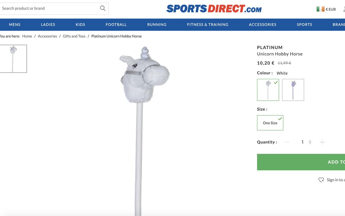 paddypower's tweet photo. To be fair, you can't really argue that Sports Direct doesn't offer the essentials. https://t.co/vrYiybuSGZ