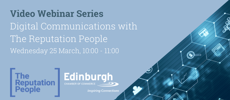 EdinChamber's tweet photo. Clear &amp; effective #communication has never been more important. Join us tomorrow (Wed 25th) for our FREE Digital Communications #Webinar. This session will offer support &amp; answer any questions you may have regarding your businesses comms 🗨️✍️
Sign up here; https://t.co/D9qx3EeHAB https://t.co/SVDkC31XQe