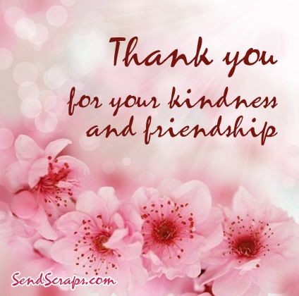 Thanks for being my friend. Thank you for all. Thank you my friend. Thank you so much my friend. Thank you my Dear friend.