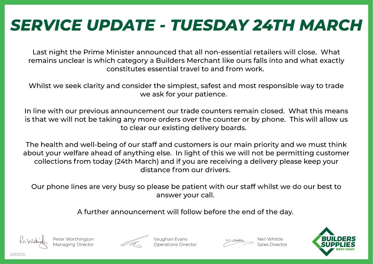 Builders Supplies (West Coast) Ltd (@bsupplies) on Twitter photo 