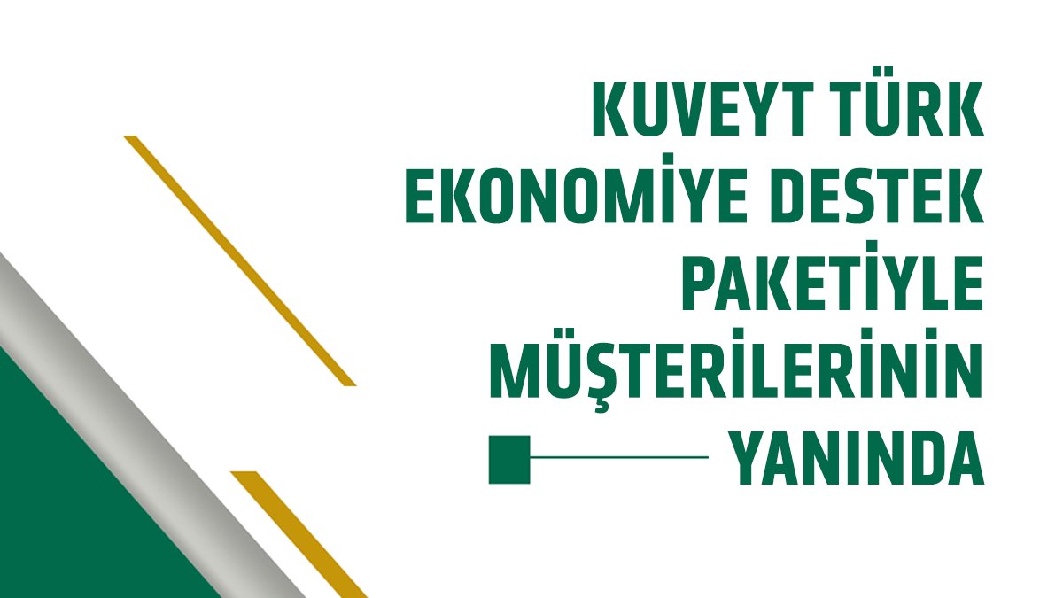 Yeni tip koronavirüs (Covid-19) salgınıyla ilgili alınan önlemler kapsamında, Kuveyt Türk’ün bireysel ve tüzel müşterilerine destek olmak amacıyla aldığı kararlar şöyle: