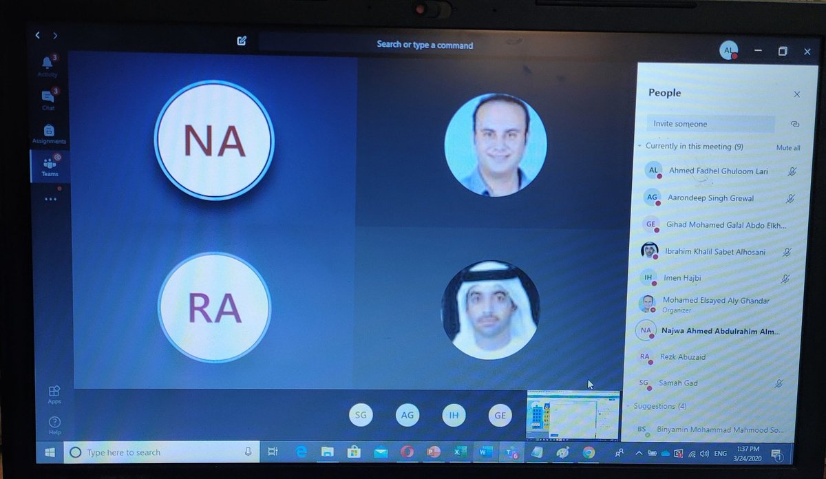 ALASIMAUAE's tweet photo. اجتماع مواد الانشطة 
تم عقد اجتماع مواد الانشطة في مدرسة العاصمة عن بعد و تم مناقشة الأمور المتعلقة بالعمل المدرسي . https://t.co/tNDfqaPOO3