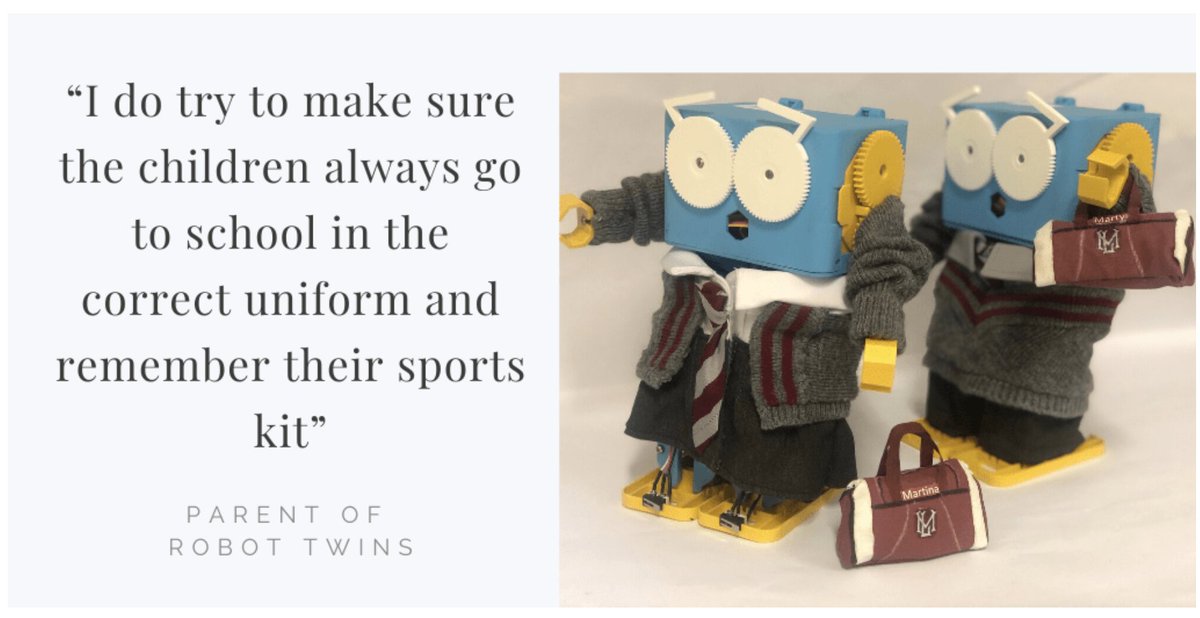 Hmmm... Are pupils wearing their <a href="/milbournelodge/">Milbourne Lodge</a> uniform for online lessons today, or are Marty and Martina 
(our <a href="/RoboticalLtd/">Robotical</a> children) the only ones correctly attired?  I wonder! #identity #creativelearning