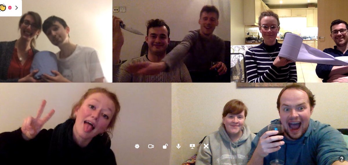 What a night 🎉 Moriarty house party with cheese, industrial sized loo roll and plans for a quiz afoot.... #StayAtHomeSaveLives