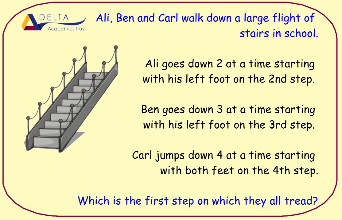 deltatrustmaths's tweet photo. Day 2 #homeschool maths question! Send us pictures of your working out, we love seeing your maths books 📚 Let's see which of our @DeltaTrust_Org schools sends in the most answers😀 #getinvolved #bringonthemaths https://t.co/98iKD0SFpp