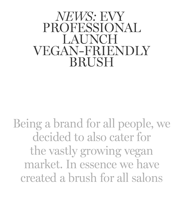 evyprofessional's tweet photo. IT'S HERE.. We're so excited to officially announce our new VEGAN-FRIENDLY BRUSH 

Thankyou @thejournalmag for the feature 😘 

If you know somebody who needs this in their life, tag them below! 

#evyprofessional #evydoesit #toolsfortheserious 
https://t.co/dHtkxtAaQ4 https://t.co/siR2QuBHrR