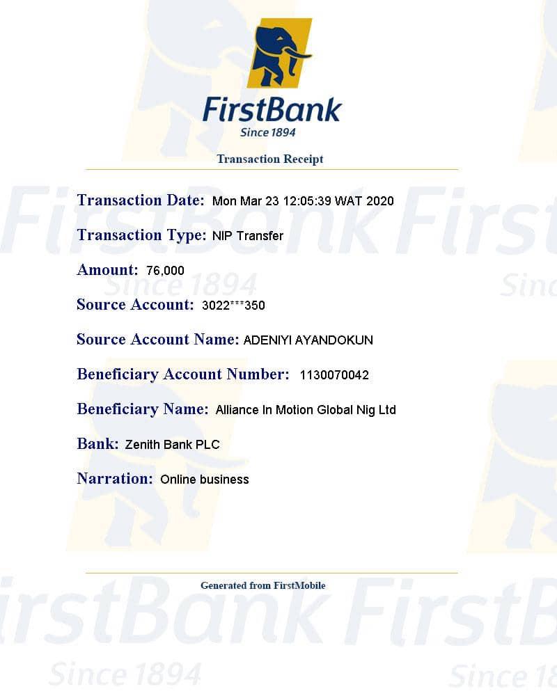 MydChe's tweet image. CONGRATULATIONS AND WELCOME TO MY TEAM

Coach Adeniyi of NIGERIA for your 2 accounts investment. THANK YOU SO MUCH FOR TRUSTING me and also to our TEAM and Company

You are now Officially part of Alliance in Motion Global

If you want to become healthy and be wealthy join us now.