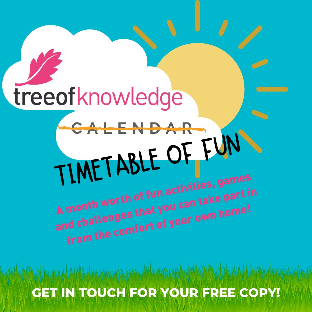 Tree_Of's tweet photo. Team TOK have designed a Timetable of Fun for. This awesome free resource gives you an activity a day for kids to do with family while at home.

If you'd like to receive a copy of this, get in touch with Claire (claire@treeof.com)🧡

#WorkFromHomeLife https://t.co/liOXc9j2Lm