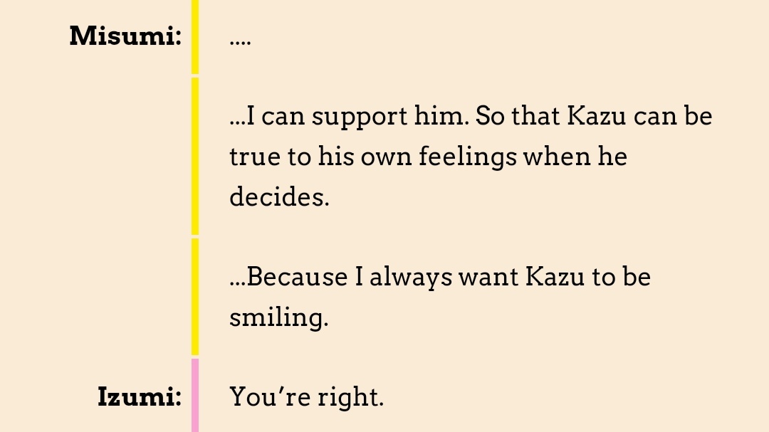 I TOO ALWAYS WANT KAZU TO BE SMILING