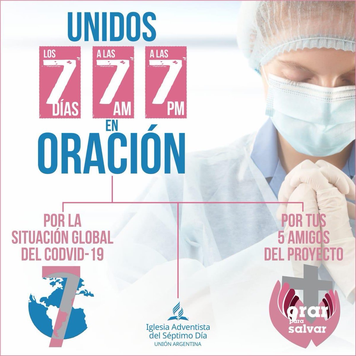 Nico_HRobledo's tweet photo. #7hs | Unidos en Oración. “La fuerza obtenida al orar a Dios, sumada a los esfuerzos infatigables para acostumbrar la mente a ser más considerada y atenta, nos prepara para los deberes diarios, y preserva la paz del espíritu, bajo todas las circunstancias.” (EGW, La Oración, 159) https://t.co/iHGaUjCIdn