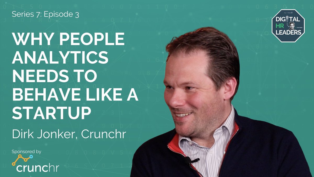 myHRfuture's tweet photo. Dirk Jonker CEO of @crunchrapps explains in this weeks episode of the Digital #HR Leaders podcast why #PeopleAnalytics needs to behave more like a startup. He also discusses with @david_green_uk how to bring People Analytics to scale https://t.co/6xUe7e8mMU https://t.co/qj0FY8XMFp