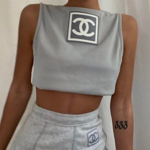 badestoutfit's tweet image. chanel details