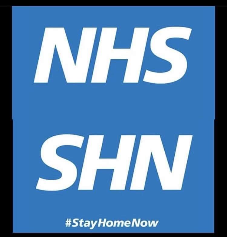 Come on folks- I can’t so I need you to just #StayHomeSaveLives #StayHomeNow