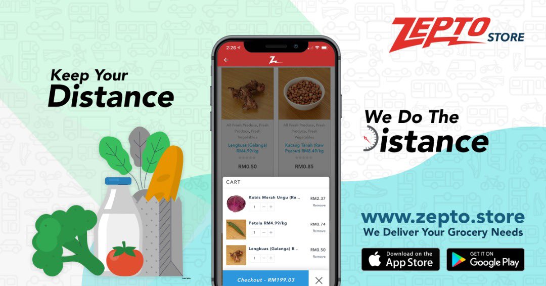 raishussin's tweet photo. Zepto kicking-off their online groceries tomorrow 25th March 2020, You keep the distance and let them do the distance, purchase online and get it delivered straight to your doorstep.
#ZeptoStore #groceries #fightingCovid19 #Deliveries #ZeptoExpress #SocialDistancing #StaySafe https://t.co/aL0IRPFqKW
