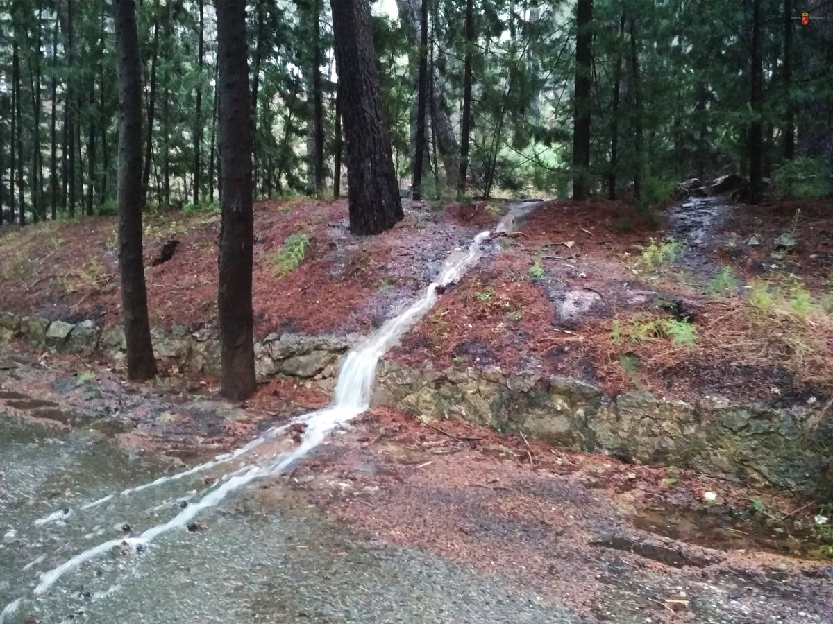 Con la #lluvia ☔️ los barrancos de #SierraEspuñaPR están rebosantes 💦 #YoMeQuedoEnCasa y disfruto de estas imágenes 😊 El #agua es una bendición para el campo y los montes...el agua es vida 💙💚❤️