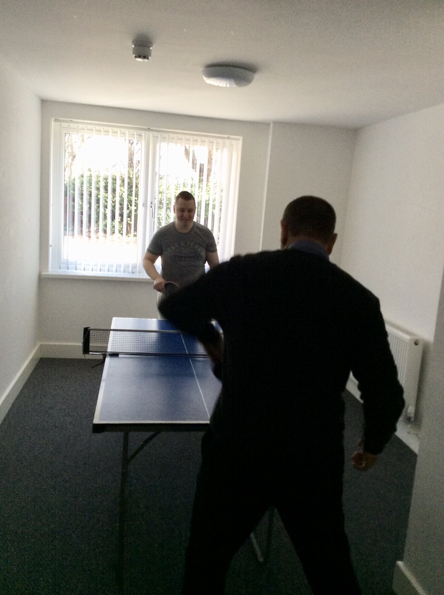 NHC_Grainger's tweet photo. Maintainging #SocialDistancing whilst engaging in #MeaningfulOccupations and working on hand-eye coordination

We love our new table tennis table! 🏓
Can you spy our Service Manager? 🧐

#weareNHC @Northern_HC https://t.co/GcOE0M5SYo