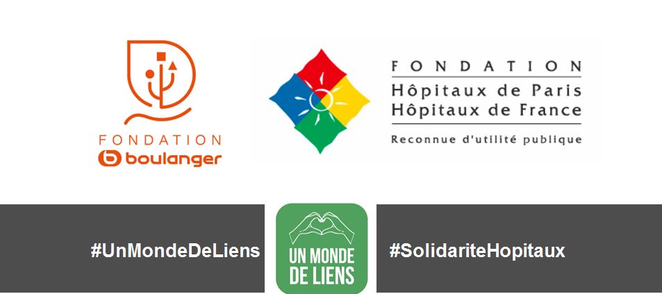 boulanger's tweet photo. [#COVID19] En partenariat avec @FondationHPHF , la fondation @boulanger offre 10.000 tablettes connectées aux personnes fragiles en EPHAD et aux malades isolés à l’hôpital pour maintenir le lien avec leurs familles et leurs proches confinés. #SolidariteHopitaux #UnMondeDeLiens https://t.co/m7eg7N8070