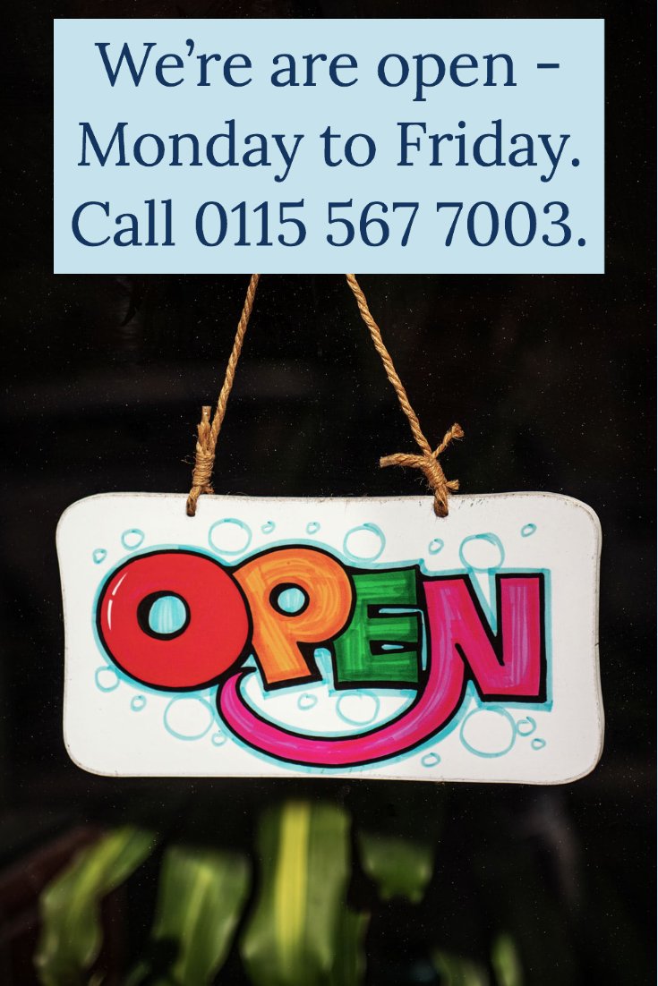 We are open. We are working remotely but we are happy to answer any queries you have.
