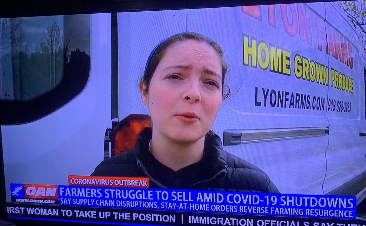 As a full time farm that sells veggies in the summer at farmers markets &amp; our own farm market I can see this as a problem if the #WuhanVirus #coronavirus #COVID19 issues aren’t resolved quickly since early planting in this area is only a month away #AmericaFirst #farmersmarkets