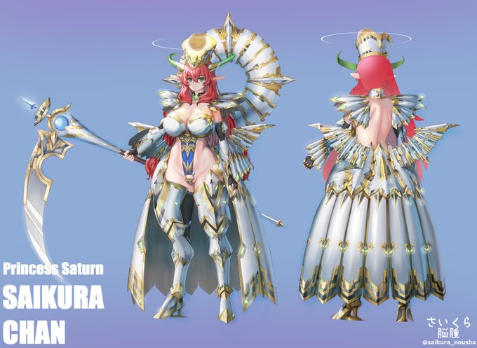 オリジナルキャラクター「さいくらちゃん」のコンセプトアートです。これを3D化しようと思っています。
私が操る、私の分身、アバターです。 