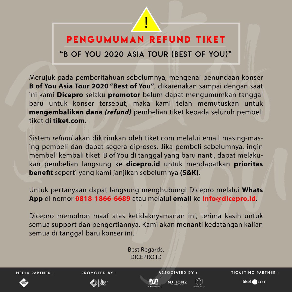 dicepro_id's tweet photo. Dear all MeetYous Indonesia.. https://t.co/8oaObE93s3