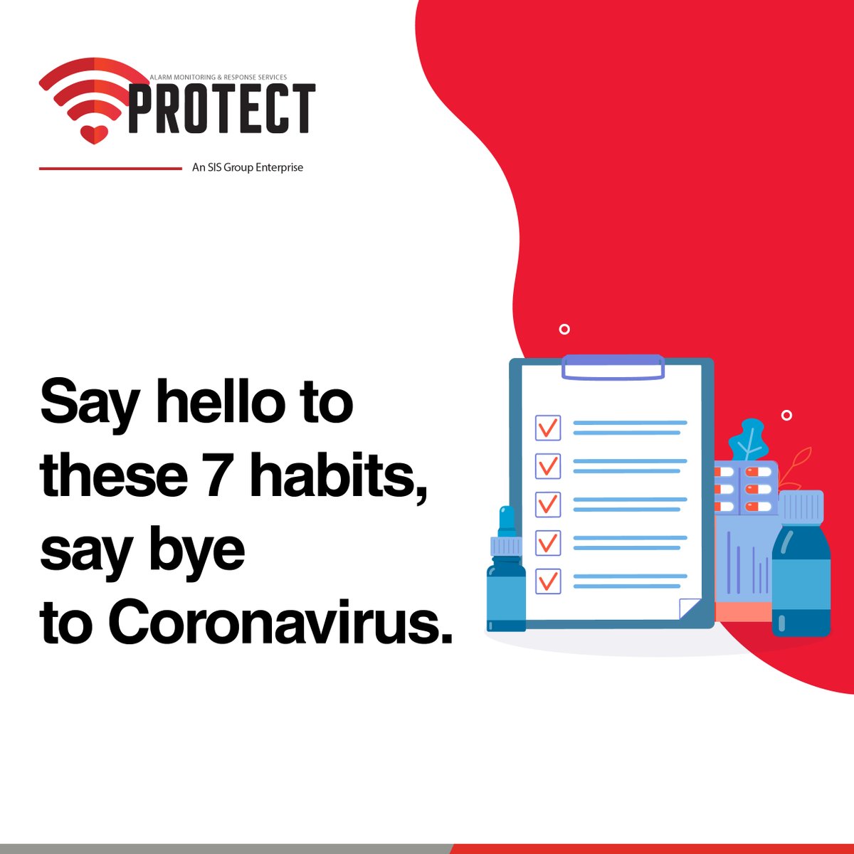 VProtectIndia's tweet photo. Sometimes only you can protect yourself. We request you to stay at home and take all the measures to protect yourself from Coronavirus. Here are 7 steps you should follow to help contain the spread of COVID-19.
You protect yourself from coronavirus. VProtect you from intruders. https://t.co/bc5pIX1YEH