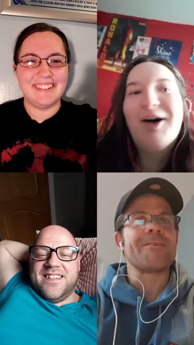 Anja_Rae_44's tweet photo. Nothing quite starts the day like a team meeting! Online meetings are not new for us but this will be our first photo! Half of us are most definitely still in bed though #DigitalYouthWork https://t.co/prompFNXt7
