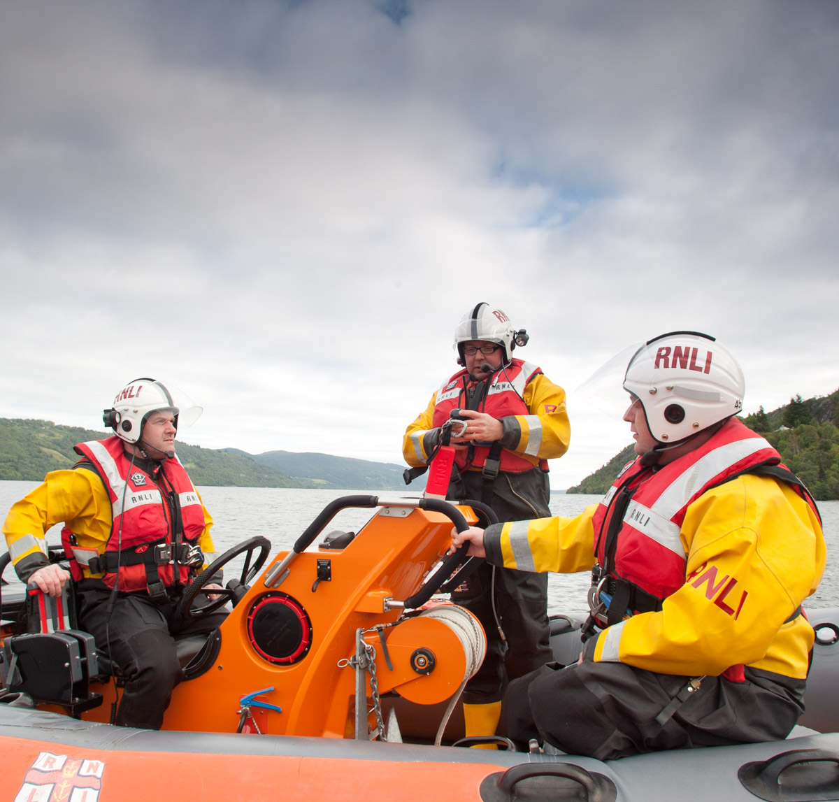 RNLI Inshore Rescue Service, Loch Ness, Scotland #WeAreHighlandsAndIslands  #TheHillsAreAlwaysHere