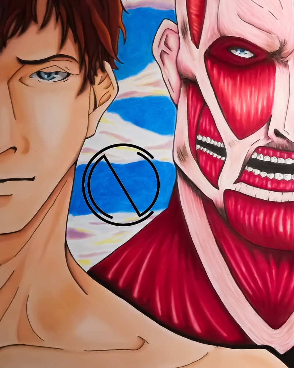 Ennessy_art's tweet photo. #snk #attackontitan #shingekinokyojin #attaquedestitans #titancolossal #colossaltitan #titan #berthold #bertholdhoover #alcoolmarker #pencils https://t.co/LdbhHTrBEO