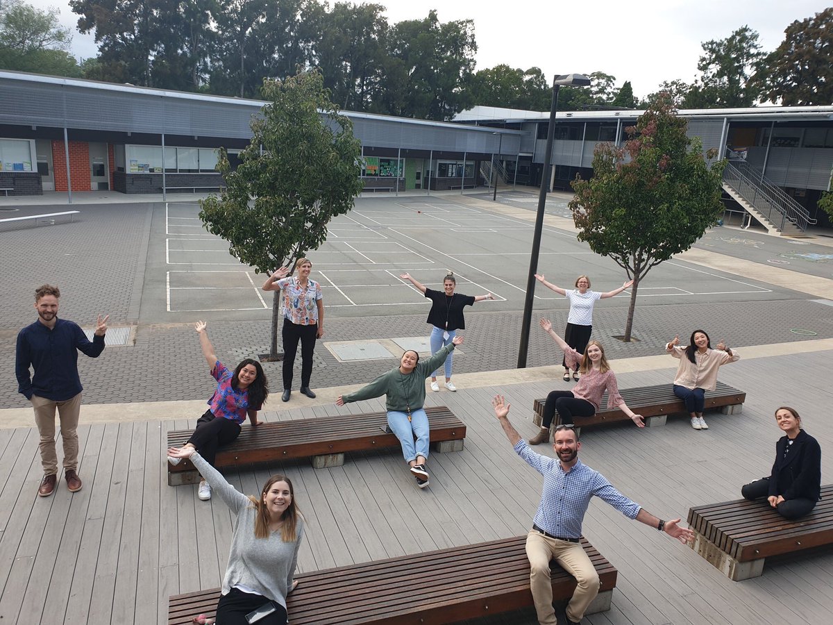Look at this bunch of awesome teachers ready to deliver digital learning to kids at home (and a few at school) today. Just rolling with the changes.