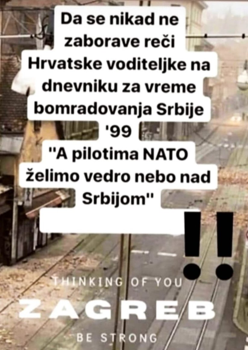 RealnoSamo's tweet image. Za sve one sto vise zale materijalnu stetu u Zagrebu od izgubljenih zivota u Beogradu.