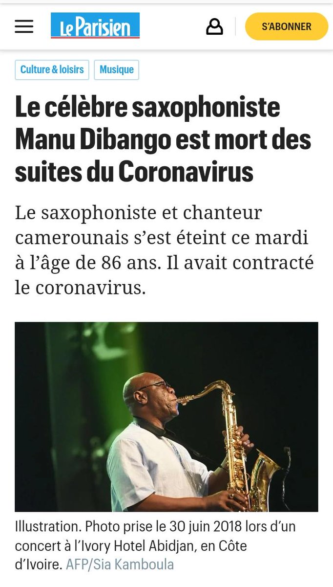 pamelayanou's tweet photo. RIP our legend....this is becoming serious. Let's  becareful so as to protect ourselves and family, friends, love ones. 56 cases is a warning to us Cameroonians.
#coronavirus
#coronavirusinCameroon
#stayathome https://t.co/9eNeEYPFE5