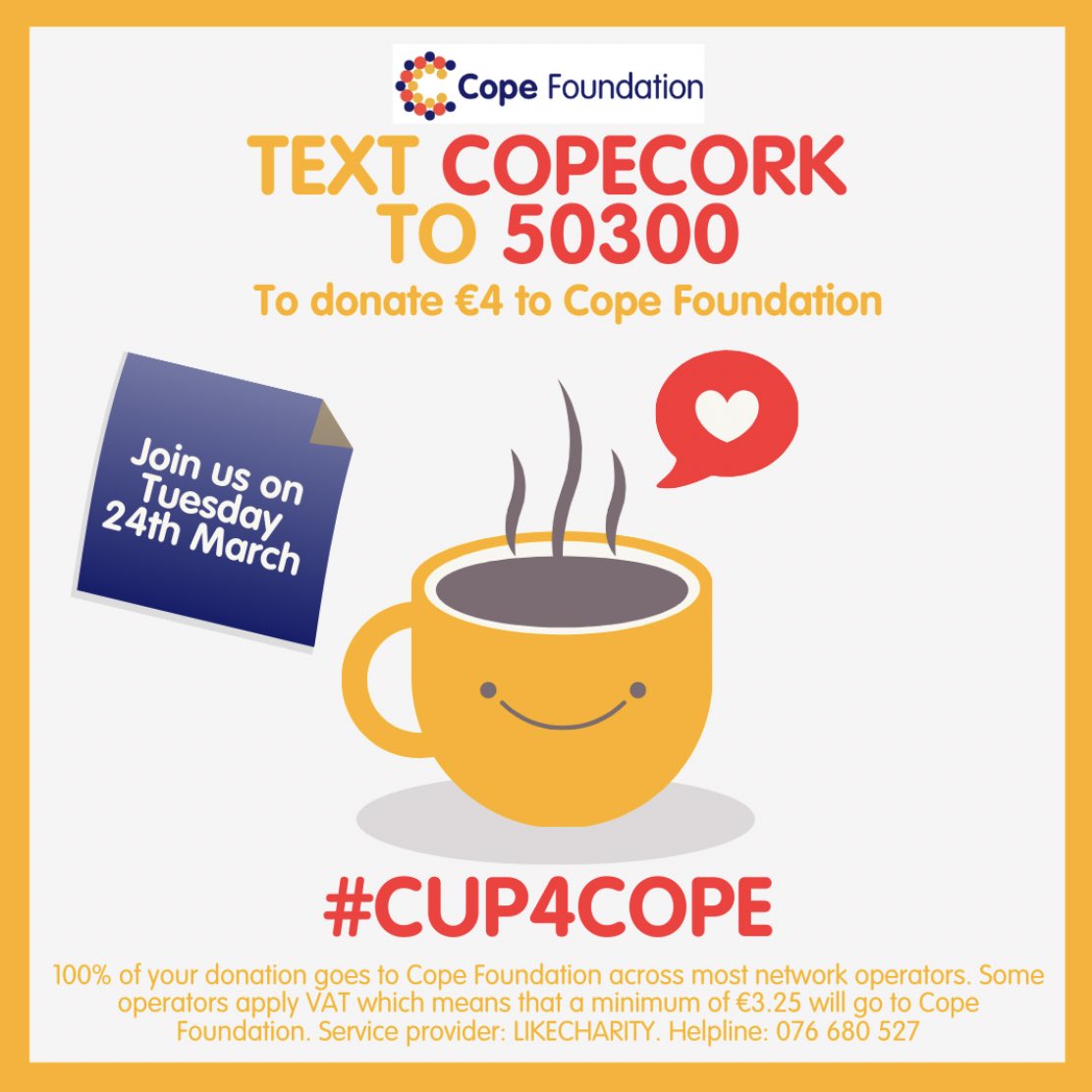 Please support <a href="/CopeFoundation/">COPE Foundation</a> thanks <a href="/HealyComms/">Healy Communications</a> 💯