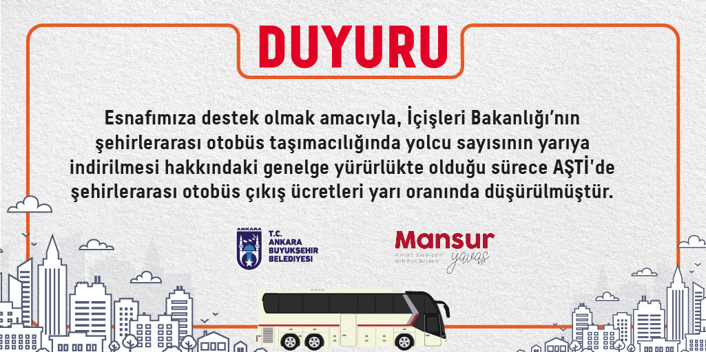 Sehirler Arasi Otobus Seferlerinde Tavan Fiyat Belirlendi