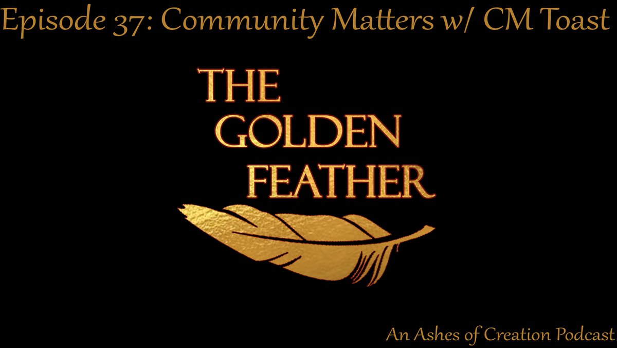 Join us this Saturday at 5pm PDT with <a href="/sarahlflanagan/">Sarah (Lt. Toast) Flanagan</a> to discuss her role in the <a href="/AshesofCreation/">Ashes of Creation</a> community as a Community Manager! #AshesofCreation 
twitch.tv/the_golden_fea…