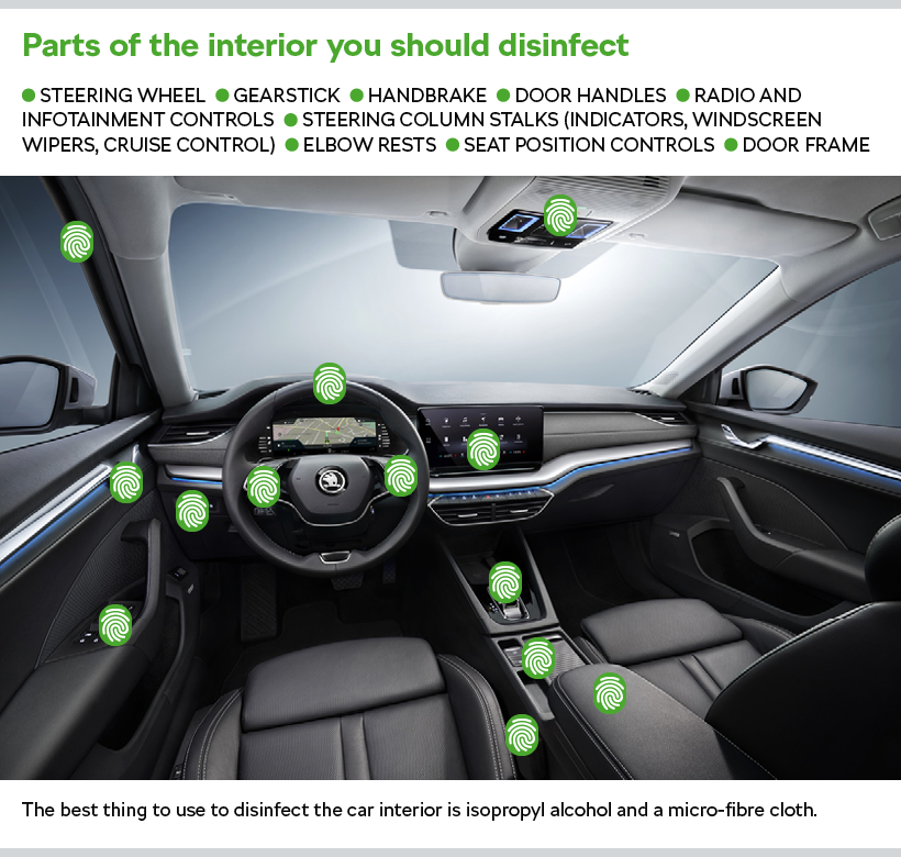 carandtravel's tweet photo. Keeping your car clear of Covid-19. https://t.co/efC0tS36rE @SkodaIRL https://t.co/MfyHwDuTLe