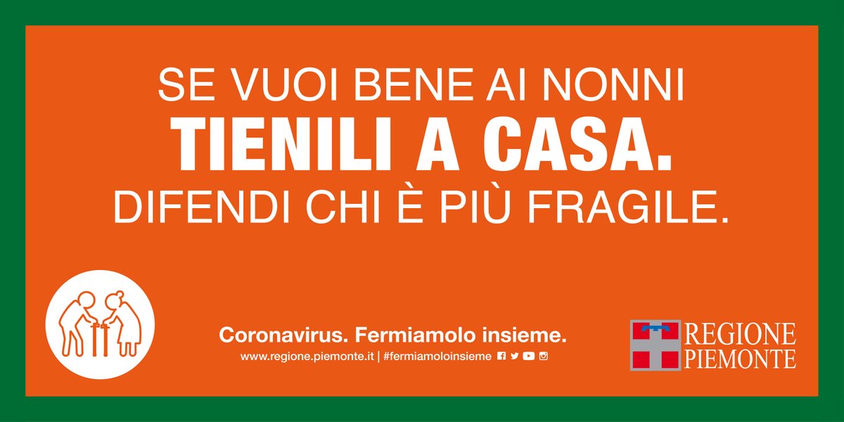 #FermiamoloInsieme #coronaviruspiemonte