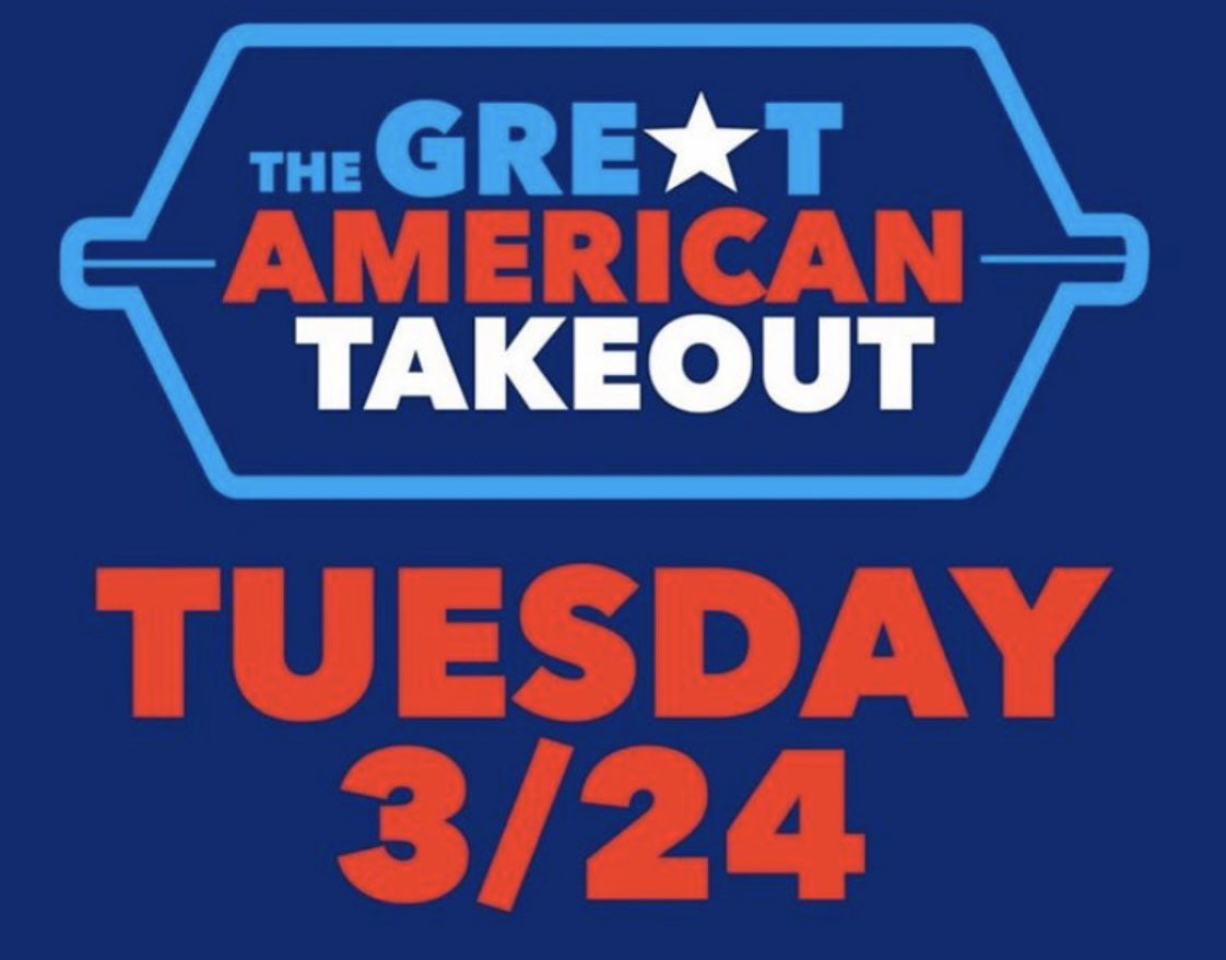 KPRC2Taniya's tweet image. Order takeout from your favorite local restaurant today!! #GreatAmericanTakeout