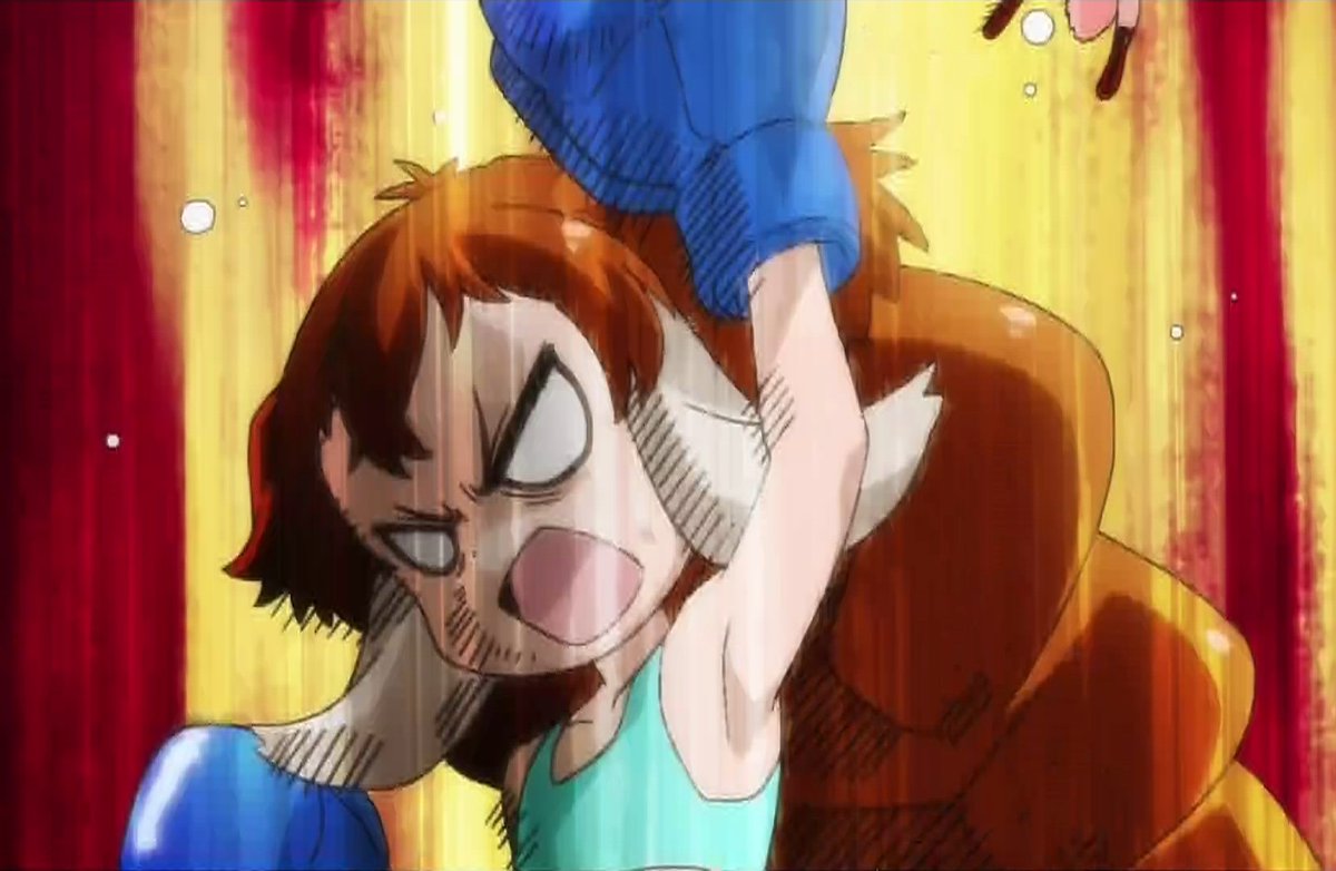 アニメ名探偵すやまたくじ 群れなせ シートン学園 最終12話 最終回は燃えろマンモスくんとリングにかけろなちびっ子ボクシング対決 ピーカブースタイルにマンモスマグナム 勝利のテーマと色んなボクシング作品のパロディがｗ これはシートン2