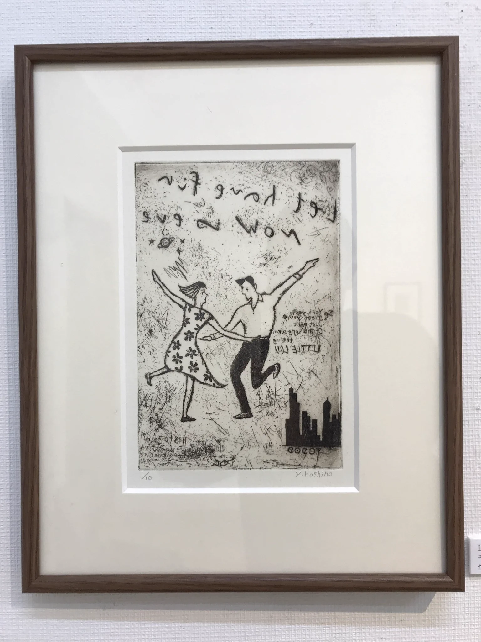 70歳過ぎてから銅版画を始めたおじいさんの生まれて初めての個展が開催中！猫ちゃんがめっちゃ可愛い！！