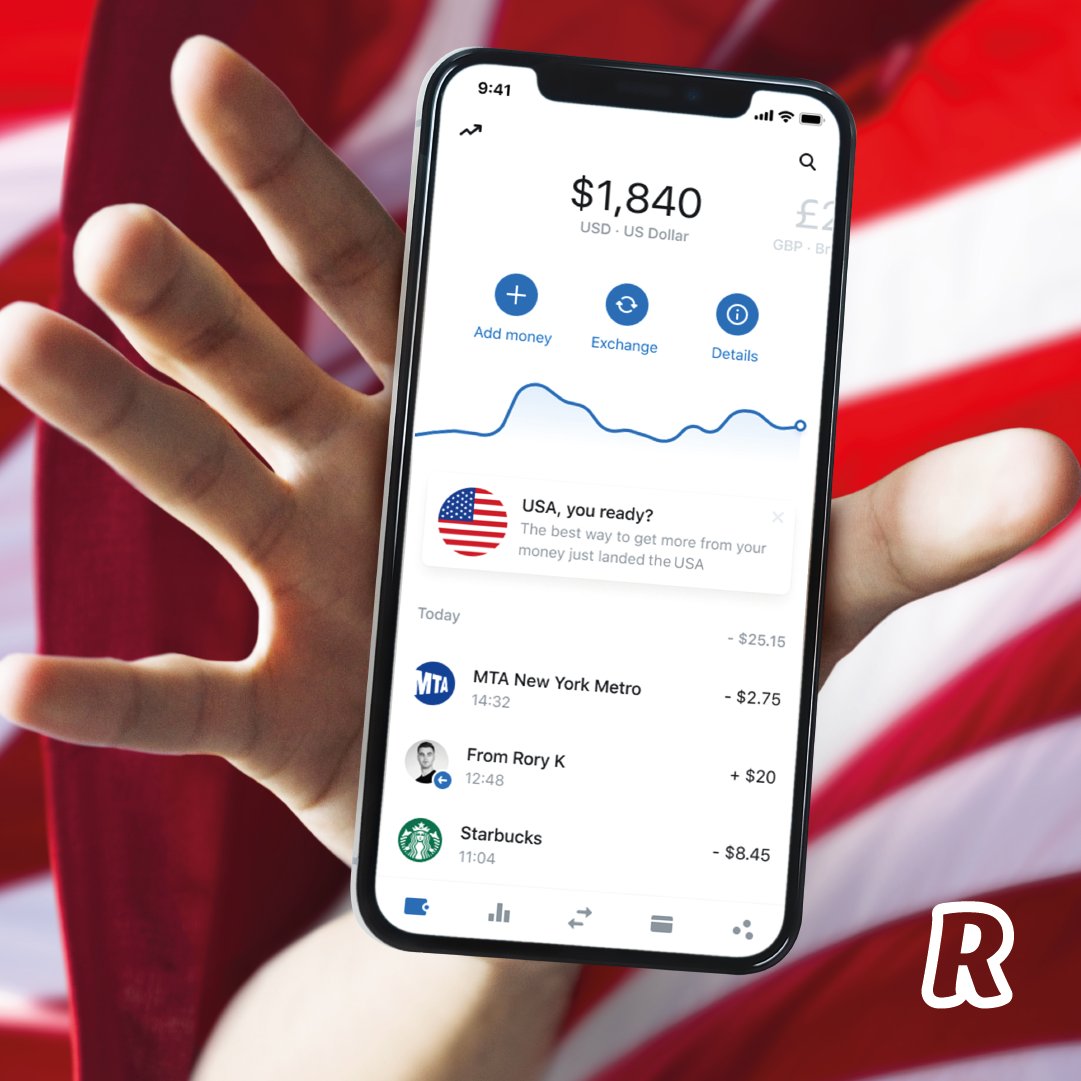 America, the time has come. Revolut is now live for all U.S. customers, with features like built-in budgeting, foreign exchange, salary advance and more!  https://bit.ly/39bGjgpac 