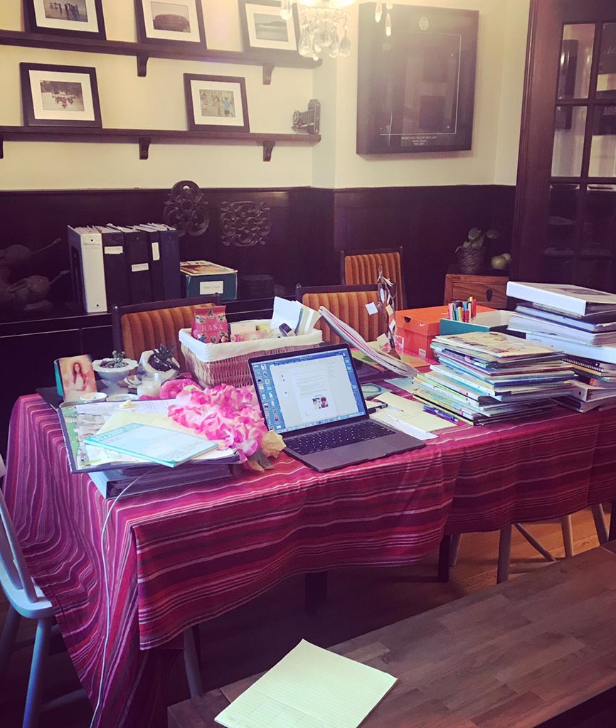 CoachingJoyfull's tweet image. New “Mission Control” at home. Launching a remote learning program for my JK class starting today! Also trying to keep my own boys fed, schooled, loved, and alive at the same time! Big love to all of you as you navigate your own unique sets of challenges. #steeplearningcurve